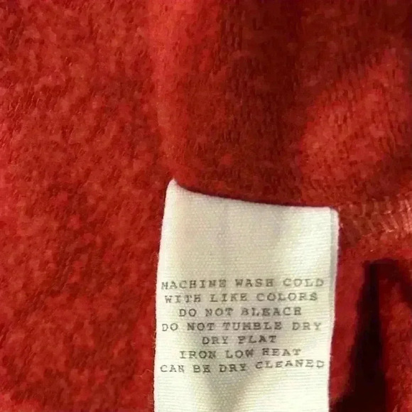 Evy's Tree Open Cardigan Sweater Red Pockets The Celena Size XL - Picture 5 of 7